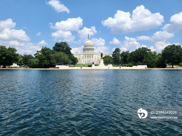 The U.S. Capitol Building across the Reflecting Pool