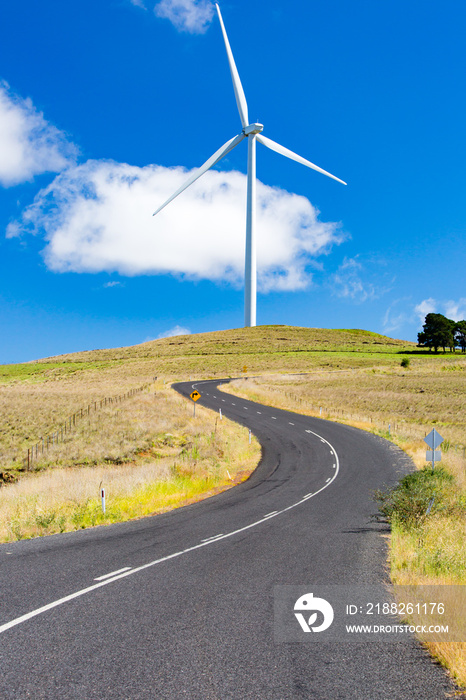 Snowy Mountains Wind Farm in Australia