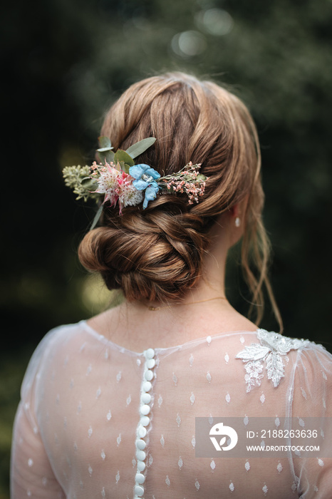 Beautiful bridal hairstyle