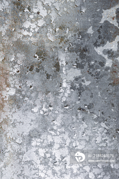 Old deteriorating silver metal texture