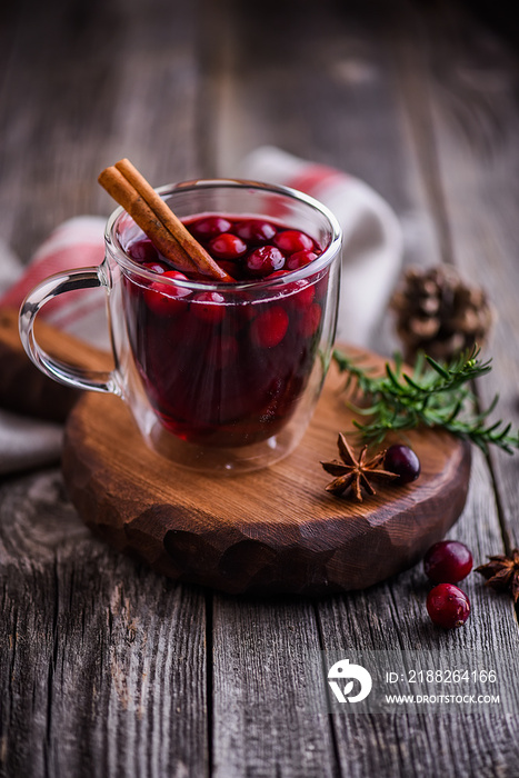 Christmas cranberry punch