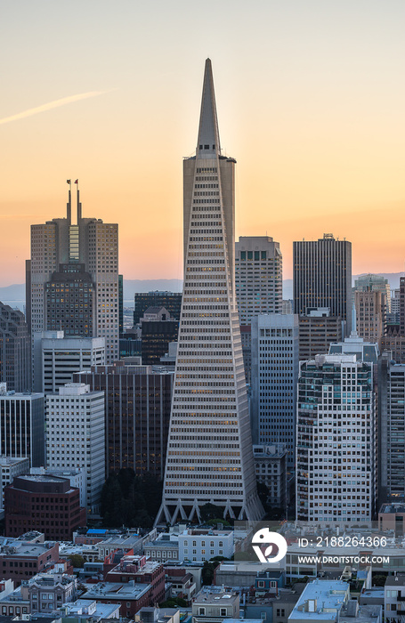 Downtown of San Francisco