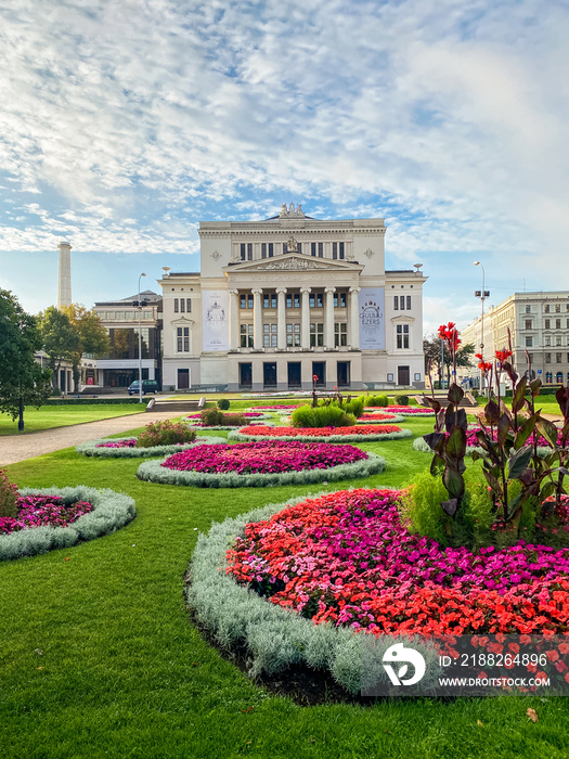 RIGA, LATVIA . Latvian national opera and ballet