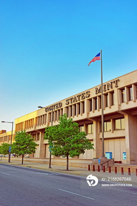 United States Mint building in Philadelphia PA
