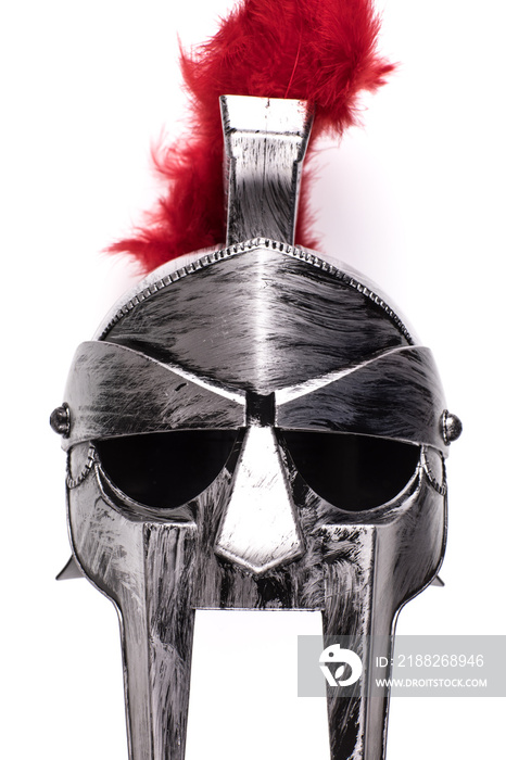 isolated Spartan helmet