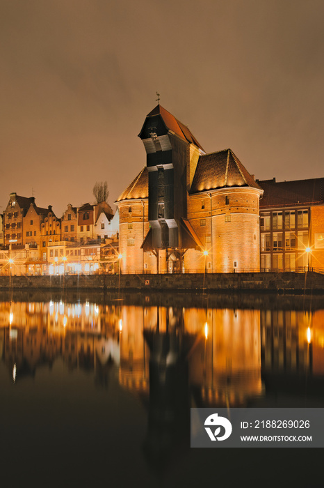 Crane Gate in the city of Gdańsk