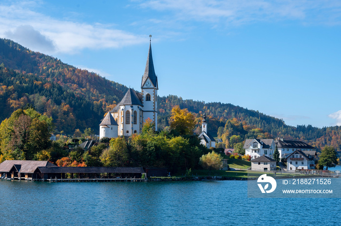 Der Wörthersee bei Klagenfurth in Kärnten