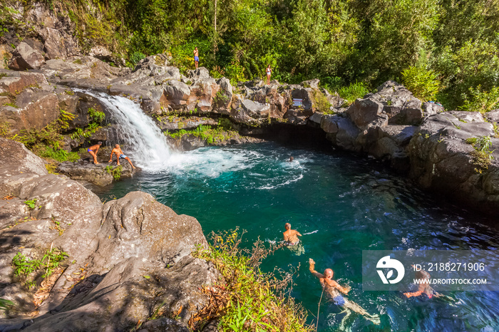 Rivière Langevin, île de La Réunion