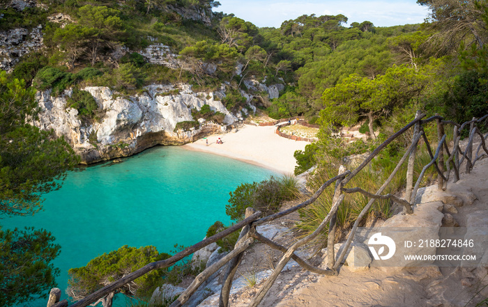 Cala en Turqueta (Turqueta Beach) in Menorca, Spain