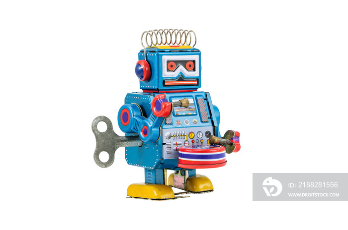 Retro robot toys