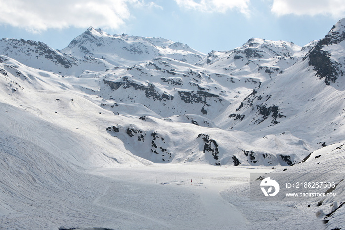 Montagne, Les Alpes, la neige en France