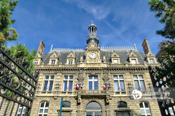 Ancienne mairie de Pantin. Seine Saint Denis. France.