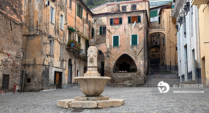 Old city of Taggia, Italy