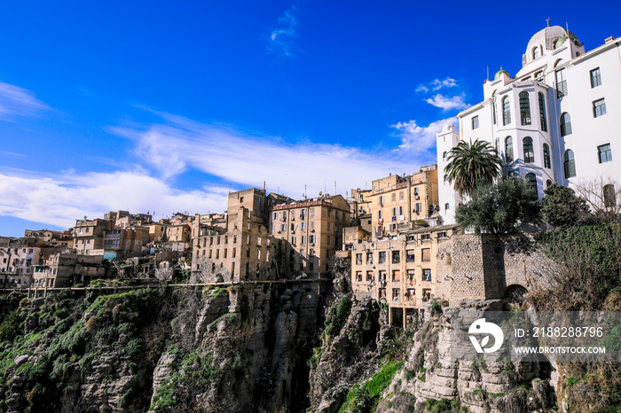 Old Bridge View in the Ancient Constantine, Algeria