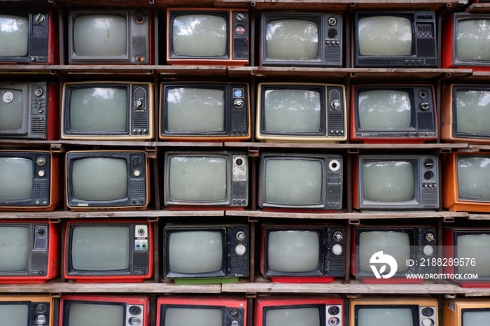 Pattern old Televisions.