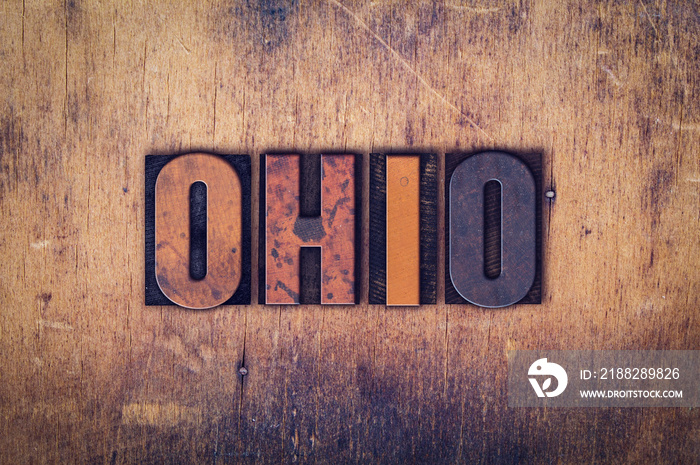 Ohio Concept Wooden Letterpress Type