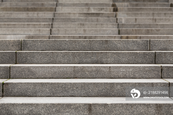 Abstract modern concrete stairs