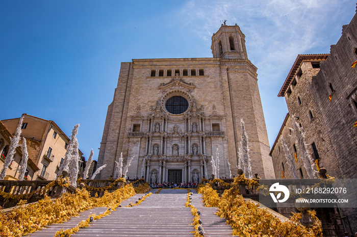 Temps de flors, event flower Festival in Girona, Catalonia, Spain.