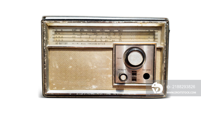 Antique old radio