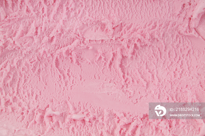 Strawberry ice cream background or pattern