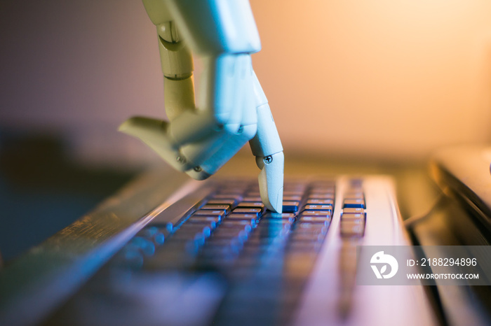 robotic hand using a computer keyboard