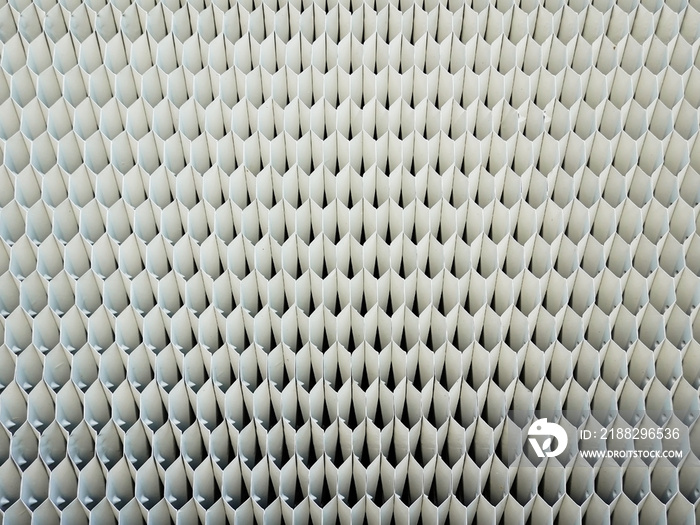 close up of big air filter for abstract background