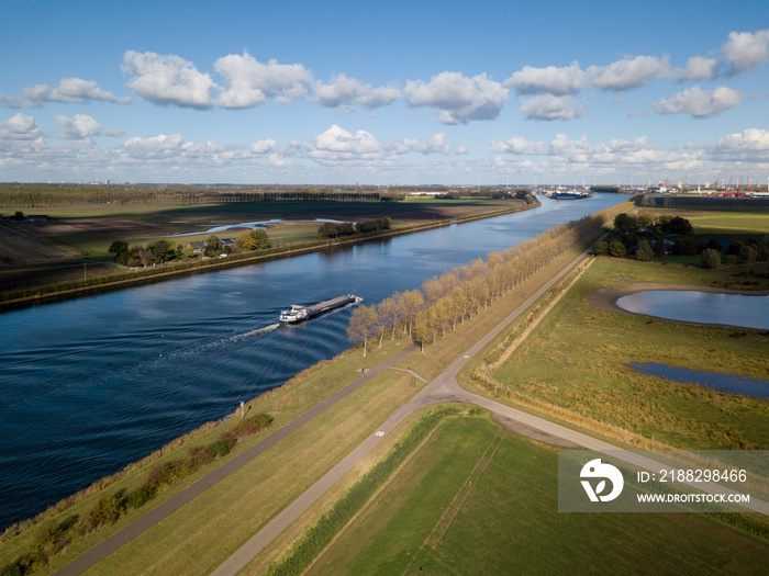 Barge on the Gent-Terneuzen Canal