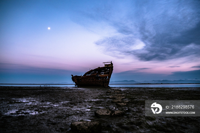 Motueka Ship Wrecked. The famous ship in tasman coast area.