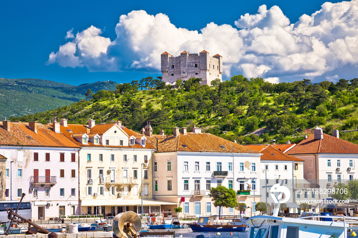 Town of Senj and Nehaj fortress view