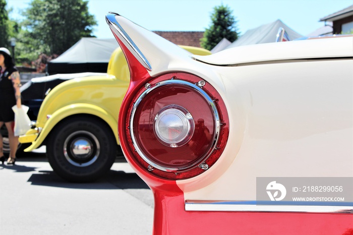 An image of a classic car fin, vintage - us classic car