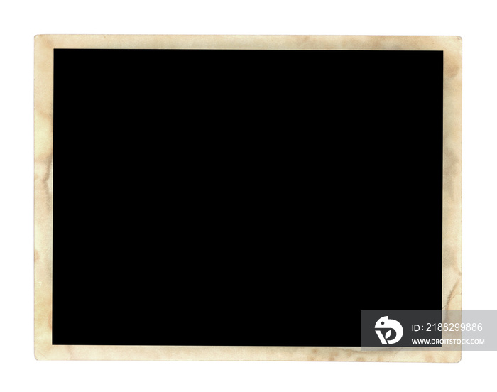 photo frame card isolated on the white backgrounds