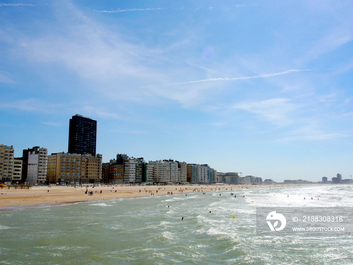 Strand von Ostende, Belgien