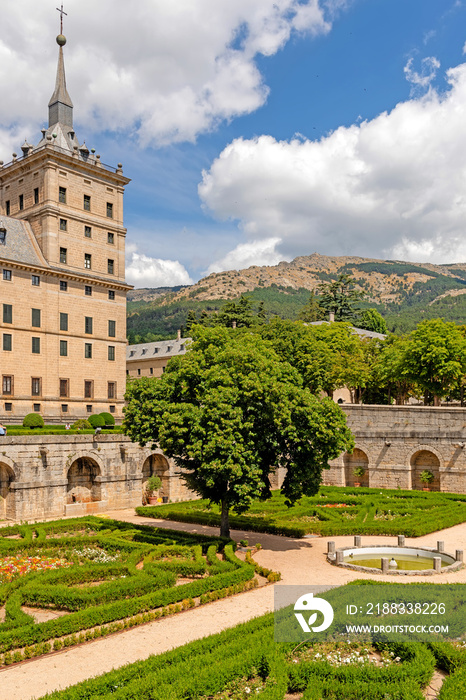 Escorial. Royal seat of San Lorenzo de el Escorial. Spain