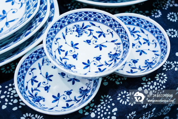 Blue and white porcelain / daily ceramic dishes