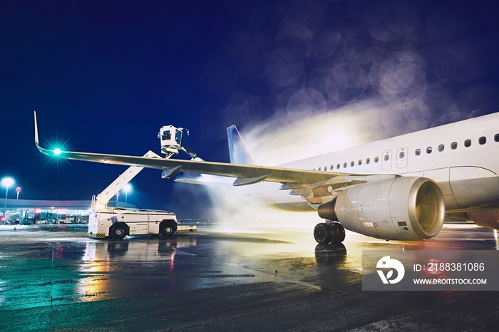 Deicing of the airplane