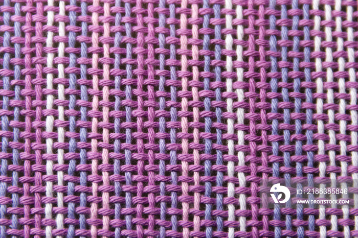 woven fabric texture with ultraviolet and lilac colors