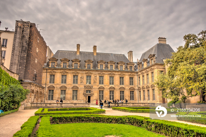 Marais district in Paris