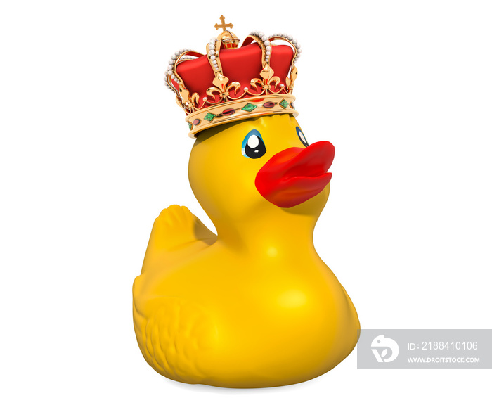 King Rubber Duck, 3D rendering