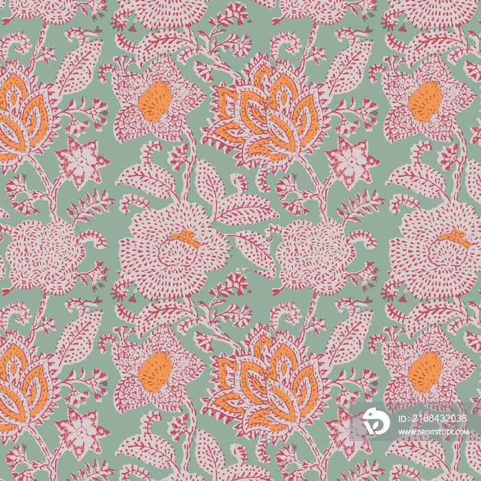 Ajrakh Pattern and block print Pattern and batik print Pattern Background digital printing textile p