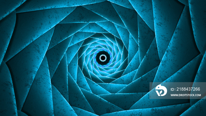 beautiful trippy vortex abstract colorful background blue dmt concept