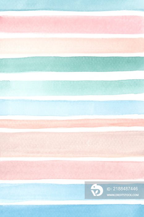 Colorful watercolor brush stroke background