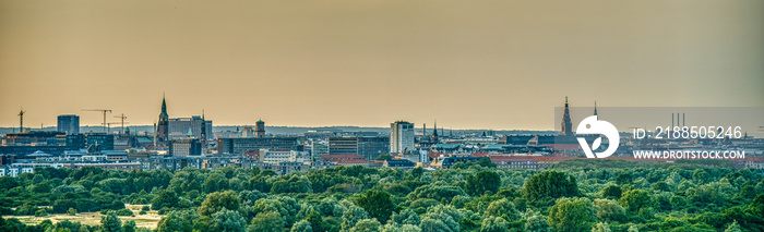 Copenhagen landmarks, HDR Image