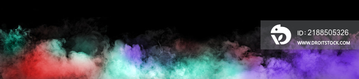 Colorful smoke