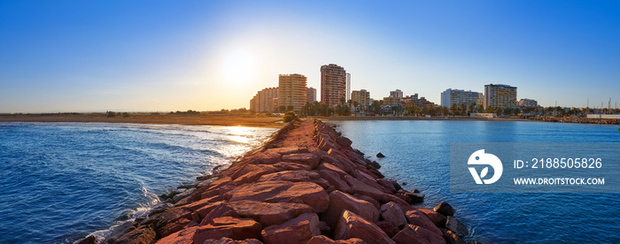 Pobla Puebla de Farnals beach in Valencia