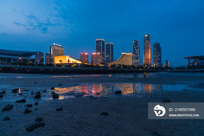 厦门国际会议中心夜景