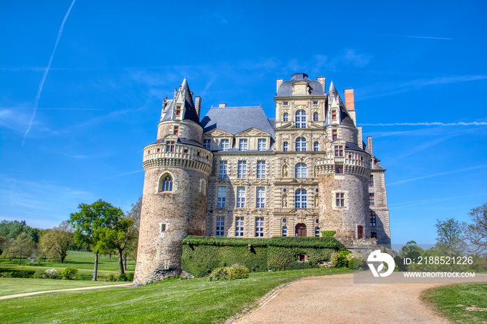 The Castle of Brissac, a renaissance castle in France.