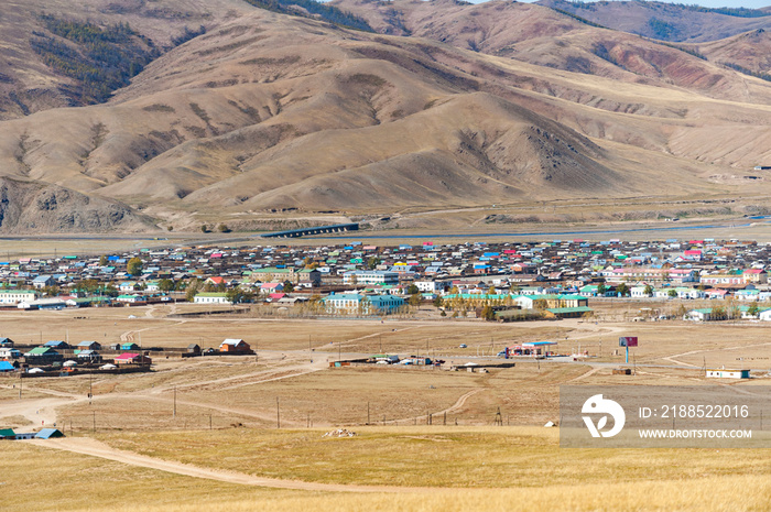 Ein Vorort von Ulan Bator, der Hauptstadt der Mongolei