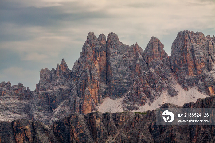 Dolomity krajobraz górski Dolomite mountain landscape