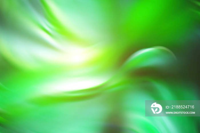 Abstract green background and many bright colors, desktop computer background, Illuminated curved green illustrations.