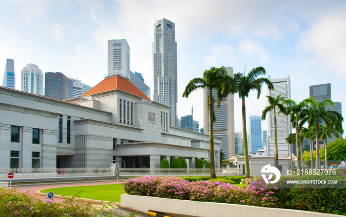 Parliament building of Singapore